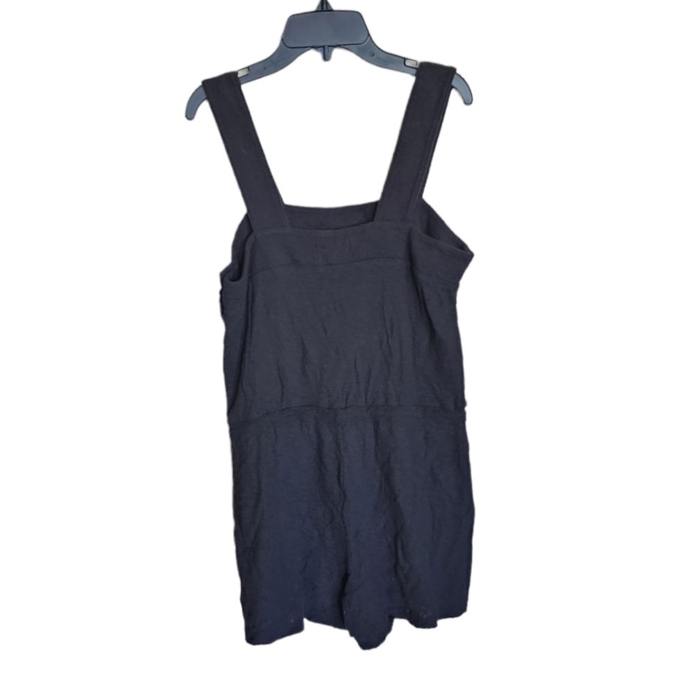 Madewell Side-Button Drawstring Romper G6164 - image 3